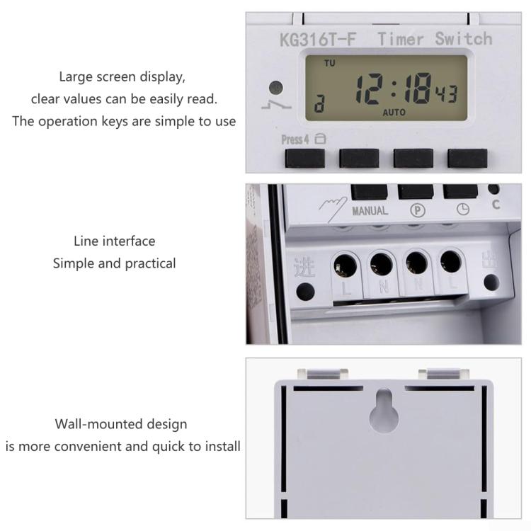 220V Household Automatic Switch Intelligent Timer - Energy Saving Timer Socket by PMC TechLife | Online Shopping South Africa | PMC TechLife | Buy Now Pay Later Mobicred