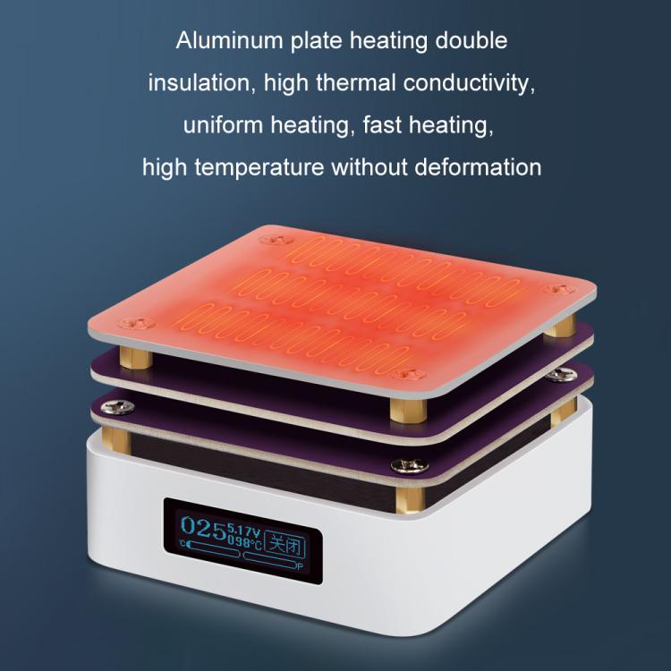 LCD Intelligent Temperature Control Screen Displays Double-Layer Heating Plate(ZFX-G3061) - Repair Platform by PMC TechLife | Online Shopping South Africa | PMC TechLife | Buy Now Pay Later Mobicred