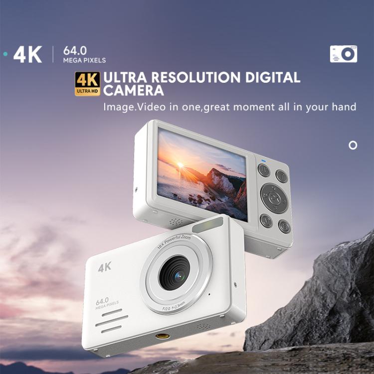 Anytek S7 4K HD Digital Camera Self-Timer Travel Camera Student Kids Card Camera(Black) - free shipping - PMC TechLife - Order now!