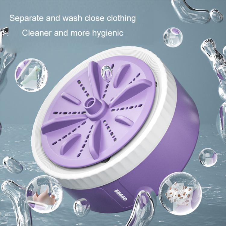 Mini Portable Underwear Socks Turbine Washing Machine, Color: Orange Three-speed Timing - Washing Machines & Accessories by PMC TechLife | Online Shopping South Africa | PMC TechLife | Buy Now Pay Later Mobicred