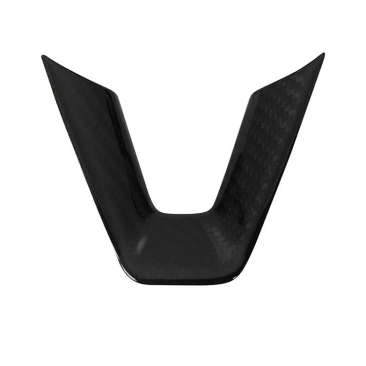 For Tesla Model 3 Car Modification Interior Carbon Fiber Steering Wheel Patch, Style: Glossy - Car Interior Mouldings by PMc TechLife | Online Shopping South Africa | PMc TechLife | Buy Now Pay Later Mobicred