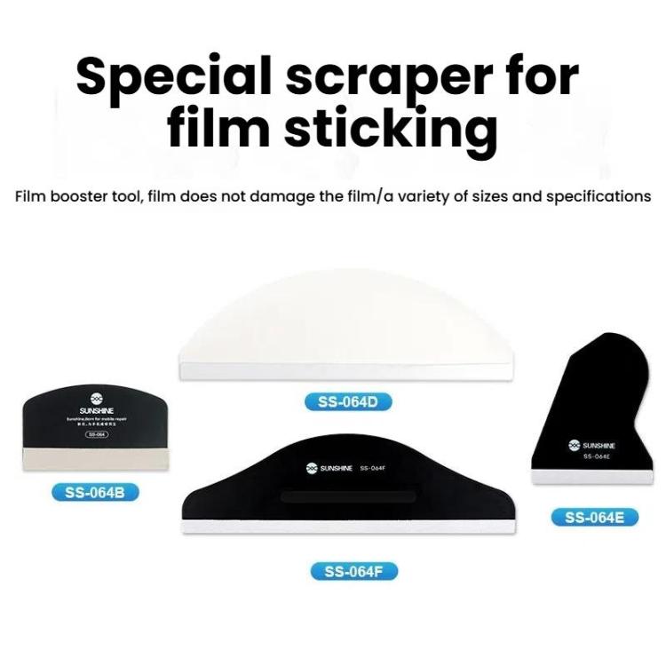 SUNSHINE SS-064E Mobile Phone Tablet PCs Protective Film Scraper Hydrogel Film Screen Scraper Card - free shipping - PMC TechLife - Order now!