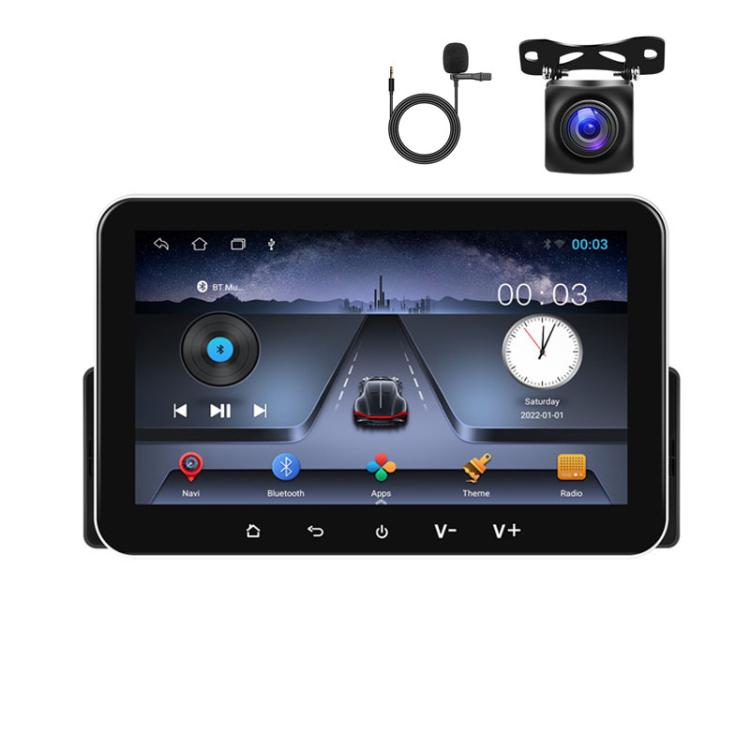 7 inch Horizontal Screen Android 13.0 Single Spindle Universal Car Multimedia Player, Style: Standard+Camera+Mic - Car MP3 & MP4 & MP5 by PMc TechLife | Online Shopping South Africa | PMc TechLife | Buy Now Pay Later Mobicred