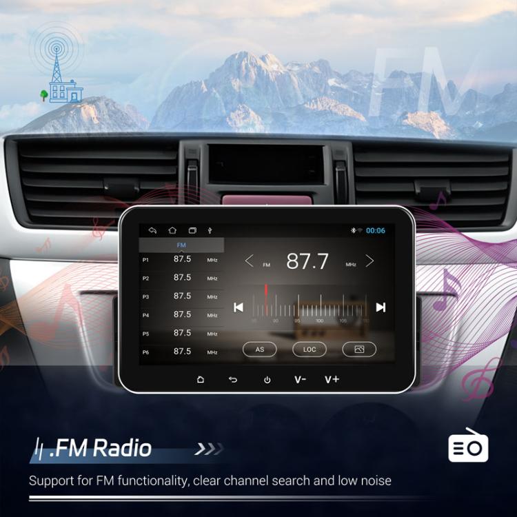 7 inch Horizontal Screen Android 13.0 Single Spindle Universal Car Multimedia Player, Style: Standard+Camera+Mic - Car MP3 & MP4 & MP5 by PMc TechLife | Online Shopping South Africa | PMc TechLife | Buy Now Pay Later Mobicred