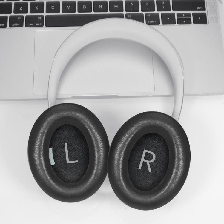 For Bose NC700 Headset 1pair Lambskin Earpads Sponge Cover Earmuffs(Black) - Earmuff & Pad by PMc TechLife | Online Shopping South Africa | PMc TechLife | Buy Now Pay Later Mobicred