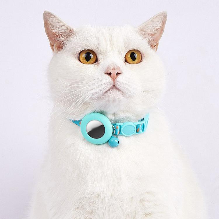 For Airtag Tracker Protective Case Cat Collar GPS Locator Protective Case With Bell(Pineapple Parrot) - Pet Series by PMC TechLife | Online Shopping South Africa | PMC TechLife | Buy Now Pay Later Mobicred