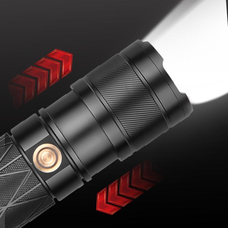 Mini Outdoor Long-Range Strong Light LED Flashlight, Specification: White Laser - Mini Flashlight by PMc TechLife | Online Shopping South Africa | PMc TechLife | Buy Now Pay Later Mobicred