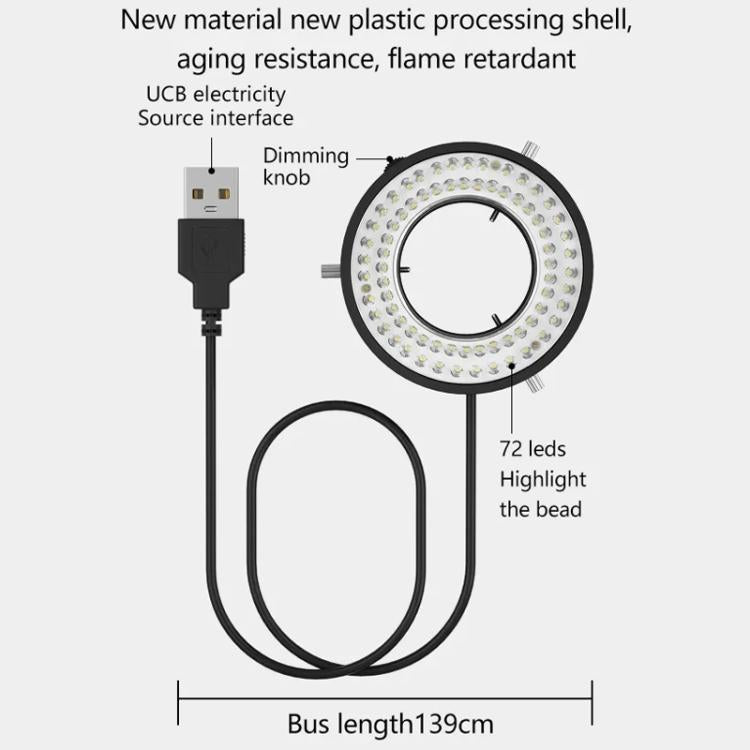 MaAnt MY-036 Cell Phone Repair 72 Beads Microscope Ring Light Source - free shipping - PMC TechLife - Order now!