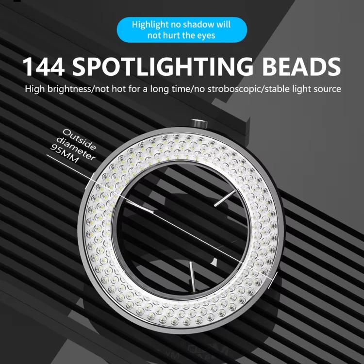 MaAnt MY-037 Cell Phone Repair 144 Beads Microscope Ring Light Source - Microscope Magnifier Series by MaAnt | Online Shopping South Africa | PMC TechLife | Buy Now Pay Later Mobicred