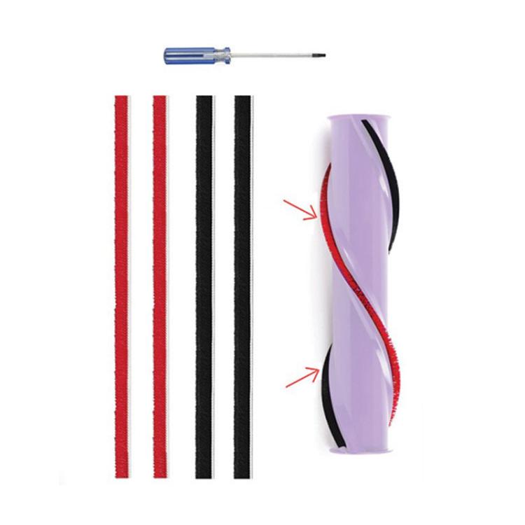 1set 571 Wide  Rolling Brush Plush Strips For Dyson Vacuum Cleaner V7 / V8 / V10 / V11 Direct Drive Brush Head - For Dyson Accessories by PMc TechLife | Online Shopping South Africa | PMc TechLife | Buy Now Pay Later Mobicred