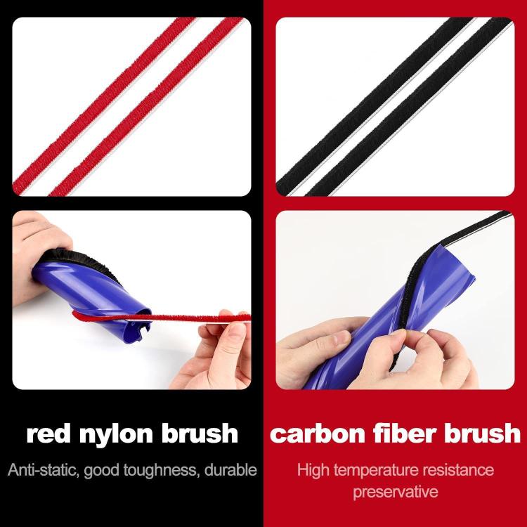 1set 571 Wide  Rolling Brush Plush Strips For Dyson Vacuum Cleaner V7 / V8 / V10 / V11 Direct Drive Brush Head - For Dyson Accessories by PMc TechLife | Online Shopping South Africa | PMc TechLife | Buy Now Pay Later Mobicred