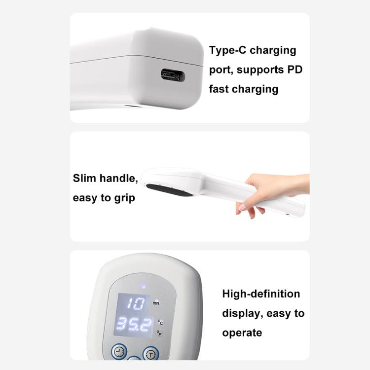 Home Full Body Pain Relief Infrared Physiotherapy Device with APP(White) - free shipping - PMC TechLife - Order now!