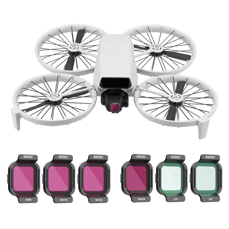 For DJI Flip BRDRC Lens Filters Protective Lens Accessories, Style: ND8 - free shipping - PMC TechLife - Order now!