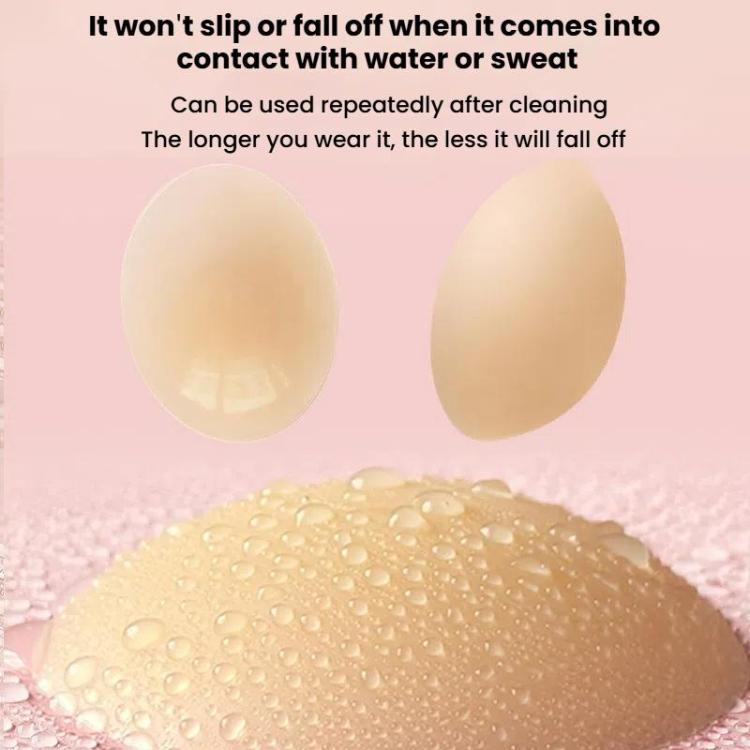 Ultra-thin Invisible Anti-bump Silicone Breast Stickers, Size: 8cm(Wheat skin) - free shipping - PMc TechLife - Order now!