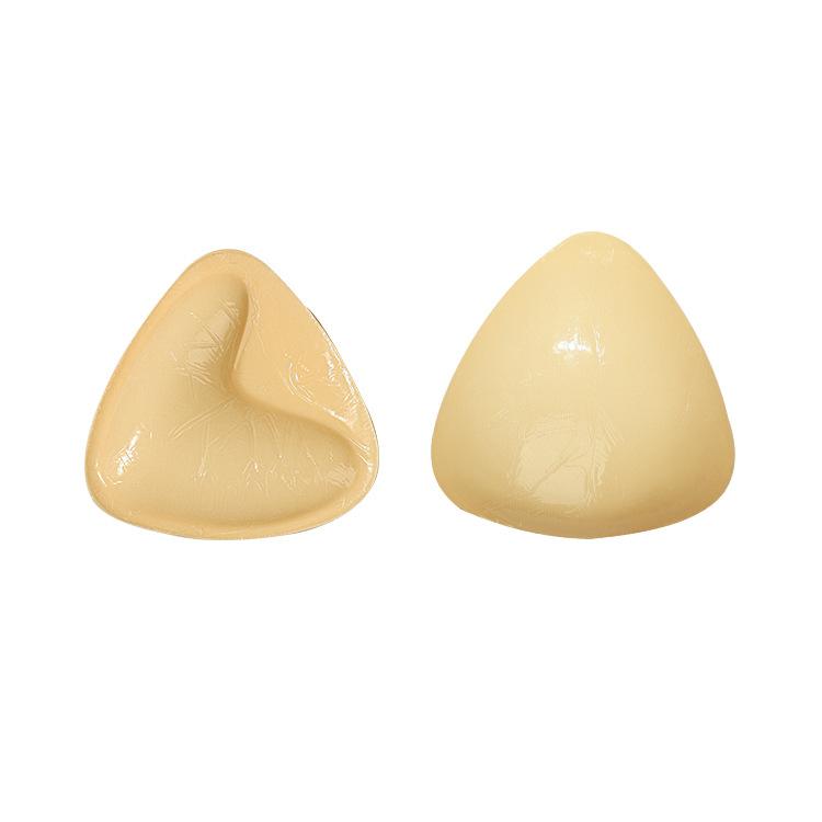 Double-Sided Silicone Thickened Inserts Gather Triangle Breast Pads, Size: XL/D(White Skin Color With Orange Box) - free shipping - PMC TechLife - Order now!