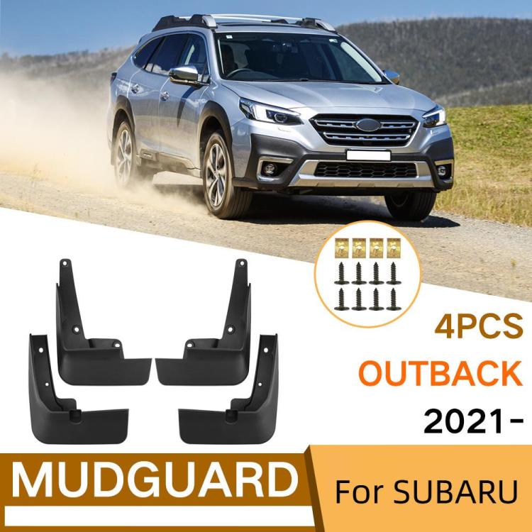 For 2021-2024 SUBARU Outback Car Tire Soft Fender(Black) - Wheels Tires & Parts by PMc TechLife | Online Shopping South Africa | PMc TechLife | Buy Now Pay Later Mobicred