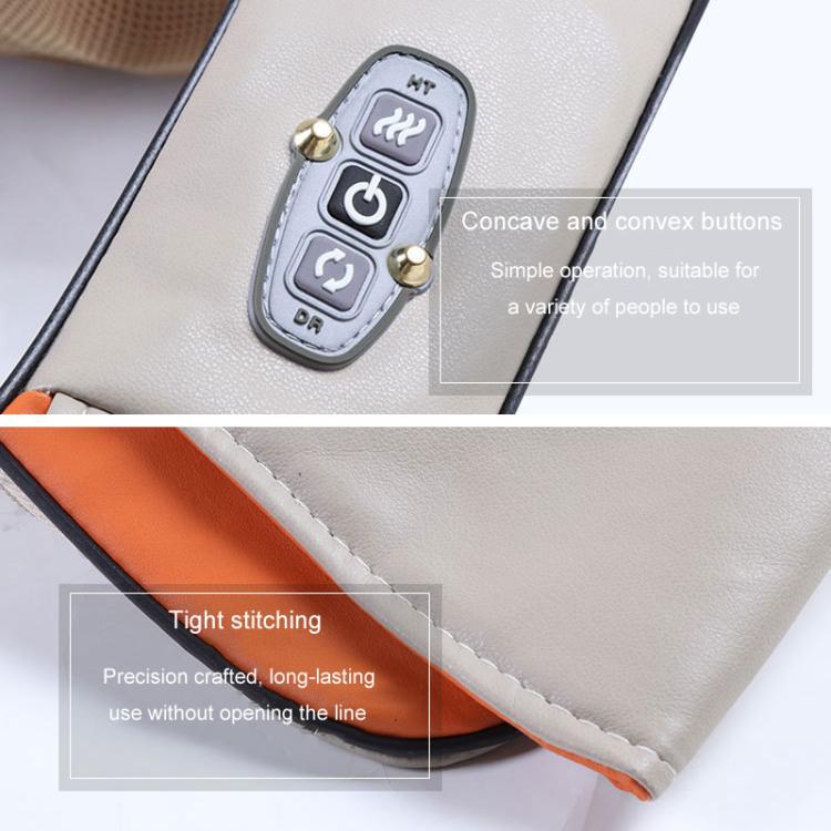 Car Household Massage Shawl Heated Shoulder And Cervical Massager EU Plug(Black) - free shipping - PMC TechLife - Order now!