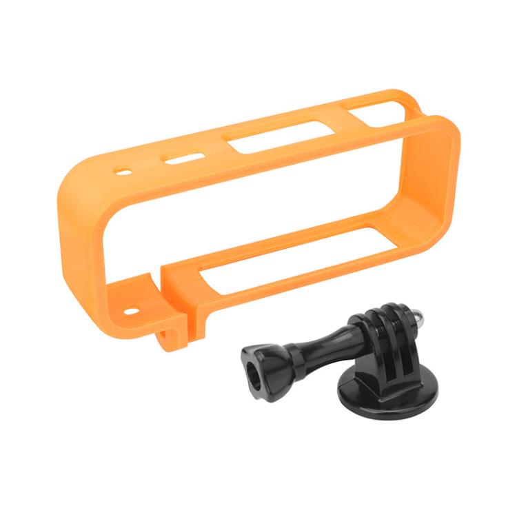 For Insta360 X5 360 Camera CQT Expandable Protective Cage Shockproof Case Horizontal Orange - free shipping - PMC TechLife - Order now!