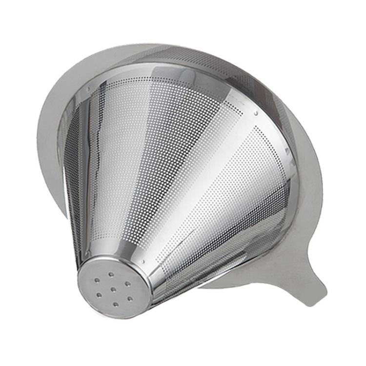 304 Stainless Steel Coffee Filter Reusable Mesh for Pour Over/Drip Coffee Maker, Spec: 1-2 Cups - free shipping - PMC TechLife - Order now!