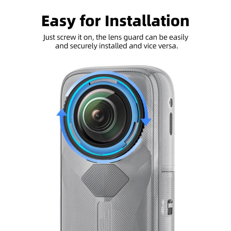For Insta360 X5 Camera aMagisn Lens Guard Protector Detachable Anti-Scratch Glass Cover Standard Edition - free shipping - PMC TechLife - Order now!