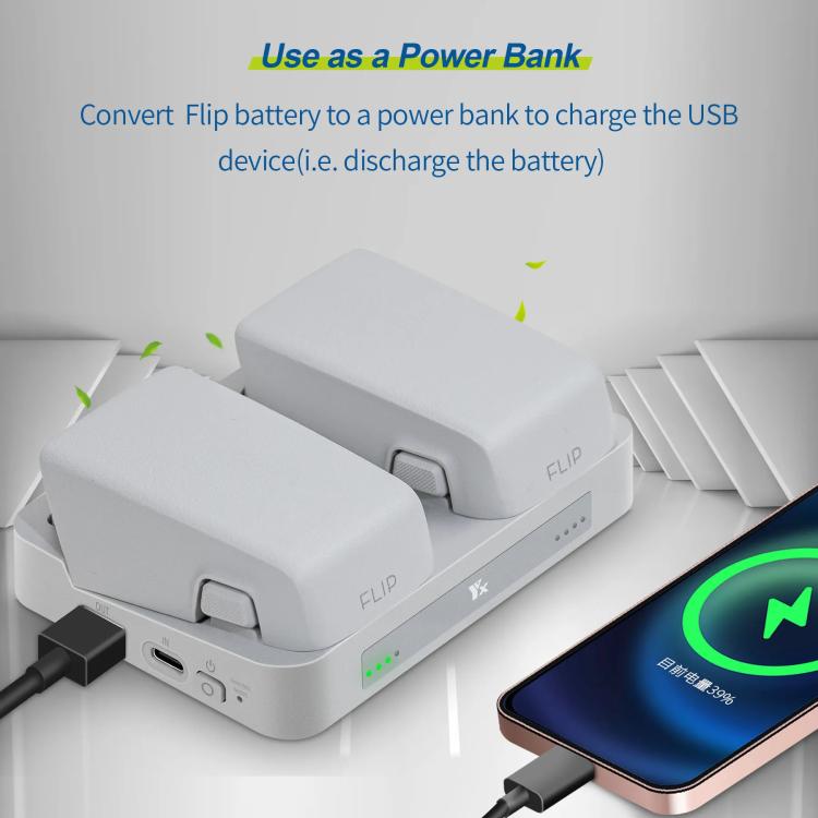 For DJI Flip YX Parallel Charger Hub Bidirectional Battery Management System - free shipping - PMC TechLife - Order now!