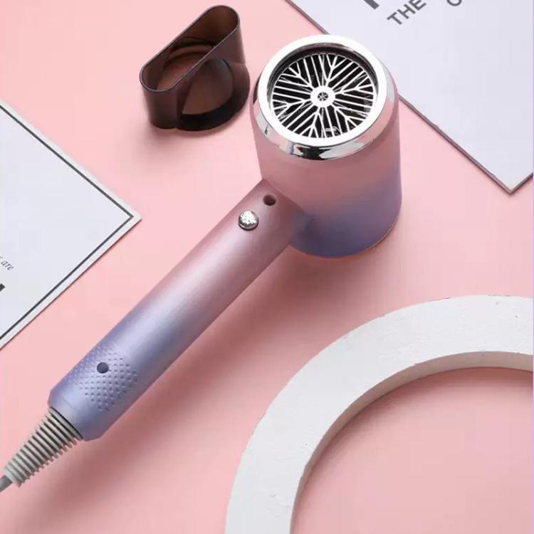 High-Speed Hair Dryer Salon & Home Blow Dryer with Blue Light Ionic Technology UK Plug(Gradient Pink) - free shipping - PMC TechLife - Order now!