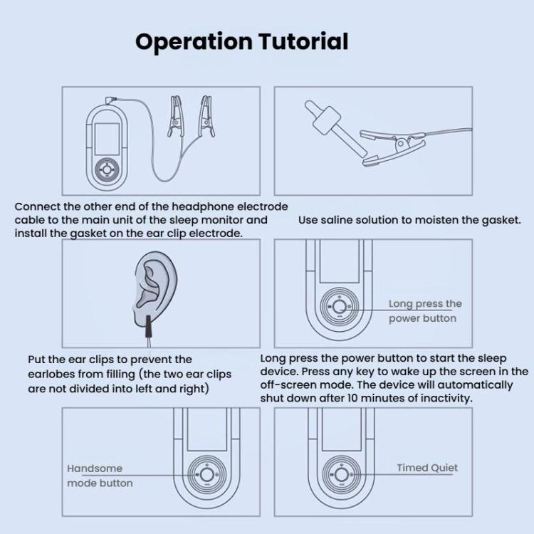 M008 Ear Clip Sleep Aid Device Smart Microcurrent Pulse Pressure Relief Sleep Device - free shipping - PMC TechLife - Order now!