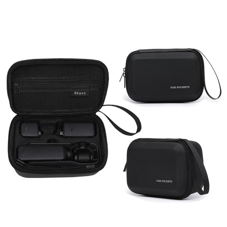 For DJI Pocket 3 Standard/Long-Battery Version BKANO Hard Case Slim Handheld Storage Bag(Black) - free shipping - PMC TechLife - Order now!