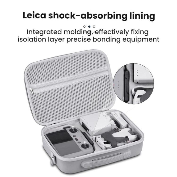 For DJI MINI 4 PRO BRDRC Remote Control Accessories Storage Handbag(Gray) - free shipping - PMC TechLife - Order now!