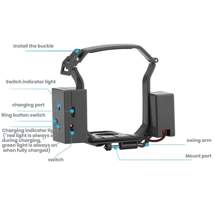 For DJI MAVIC 3/3 PRO BRDRC Drone Aerial Thrower(Dark Gray) - free shipping - PMC TechLife - Order now!