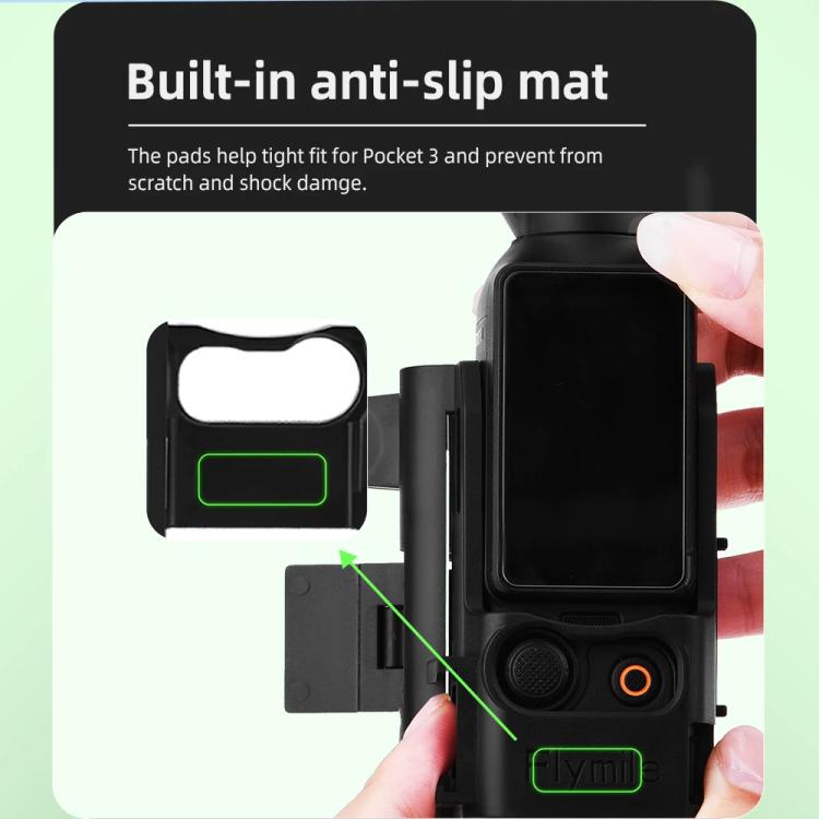 For DJI Osmo Pocket 3 Flymile Multi-Purpose Adapter Frame Expandable Mount(Black) - free shipping - PMC TechLife - Order now!