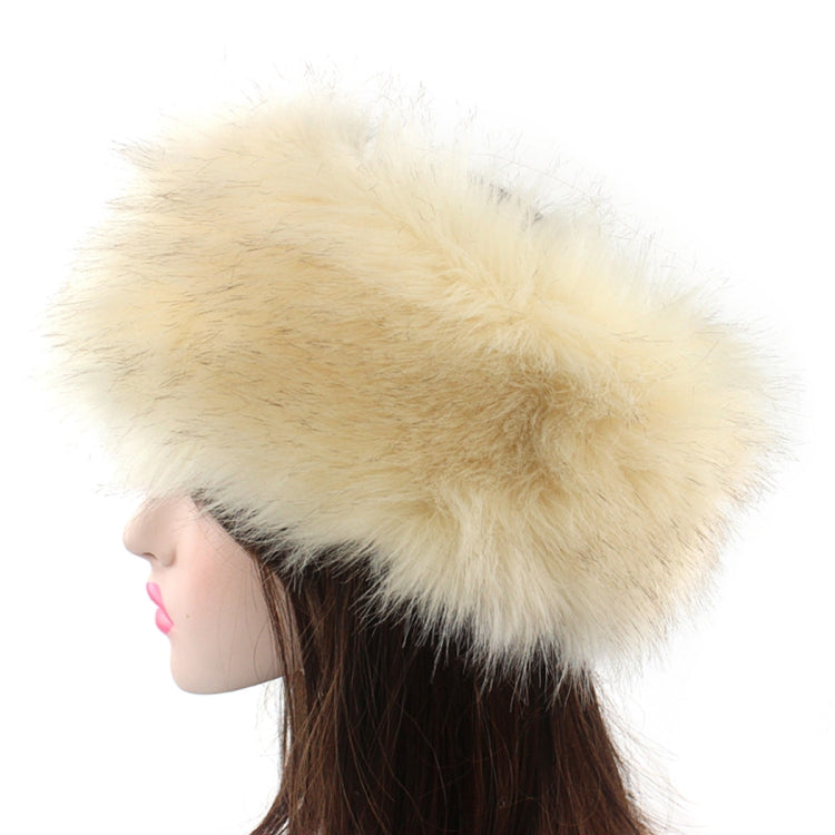 Unisex Winter Imitation Fox Fur Headband Bomber Hat, Size:L（58-60cm）(Black) - Bomber Hats by PMC Jewellery | Online Shopping South Africa | PMC Jewellery