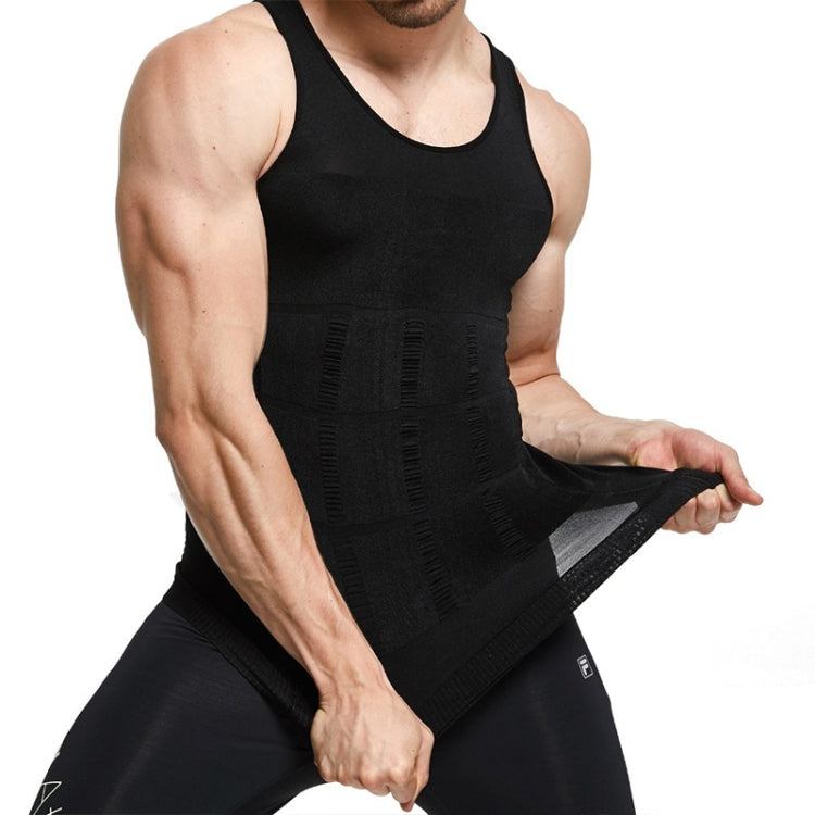 Men Slimming Body Shaper Vest Underwear, Size: L(Black) -  by PMC Jewellery | Online Shopping South Africa | PMC Jewellery