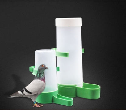 10 PCS Practical Birds Feeding Equipment Parrot Bird Drinker Watering Feeder with Clip(L) - Drinking Fountain by PMC Jewellery | Online Shopping South Africa | PMC Jewellery