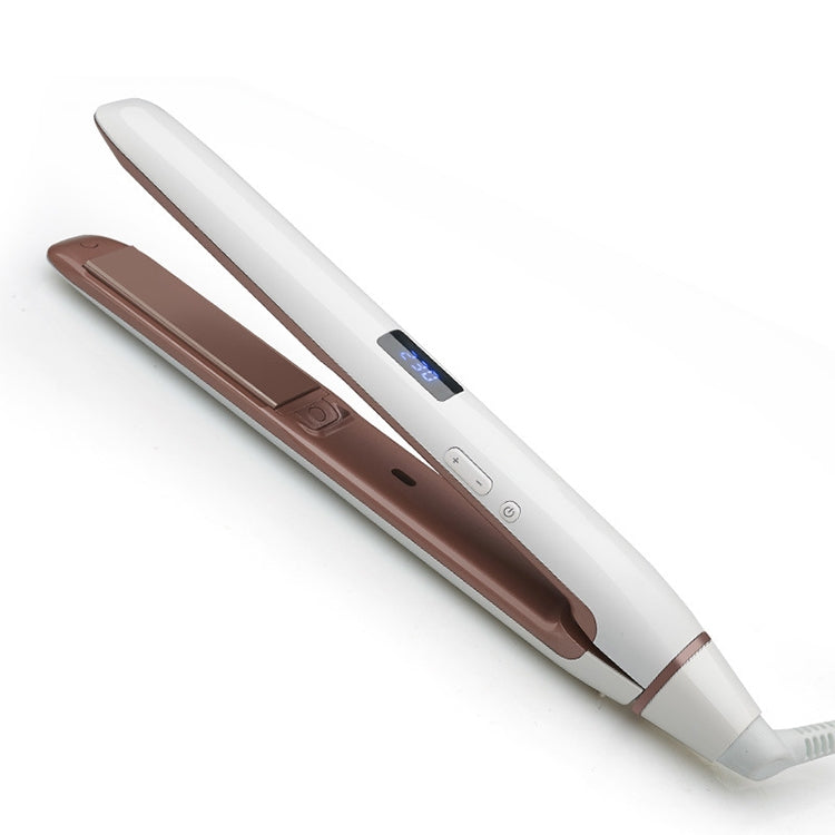 Hair Straightener Iron LED Display Ceramic Coating Plate Ionic Curling Iron, Plug Standard:EU - free shipping - PMC TechLife - Order now!