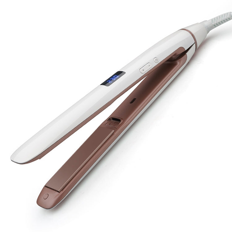 Hair Straightener Iron LED Display Ceramic Coating Plate Ionic Curling Iron, Plug Standard:EU - free shipping - PMC TechLife - Order now!