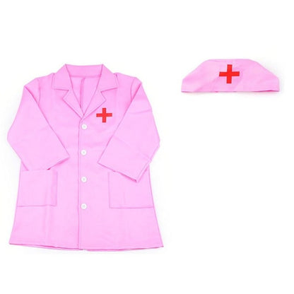 Small Nurses Serve Doctors Cosplay Experience Clothing with Children Toys and Gifts(Pink) - Pretend Play Toys by PMC Jewellery | Online Shopping South Africa | PMC Jewellery