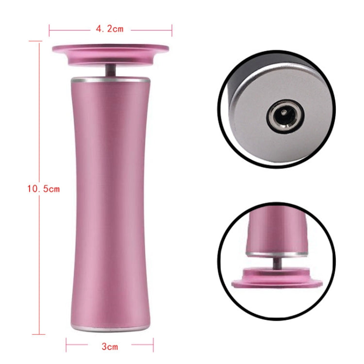 Electric Foot File Speed Adjustable Sandpaper Discs Callus Remover Pedicure Fast Remove Feet Hard Cracked Dry Dead Skin Tool, Plug Type:US plug(Pink) - Grinding Tools & Accessories by PMC Jewellery | Online Shopping South Africa | PMC Jewellery | Buy Now Pay Later Mobicred