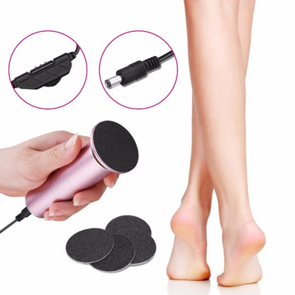 Electric Foot File Speed Adjustable Sandpaper Discs Callus Remover Pedicure Fast Remove Feet Hard Cracked Dry Dead Skin Tool, Plug Type:US plug(Pink) - Grinding Tools & Accessories by PMC Jewellery | Online Shopping South Africa | PMC Jewellery | Buy Now Pay Later Mobicred