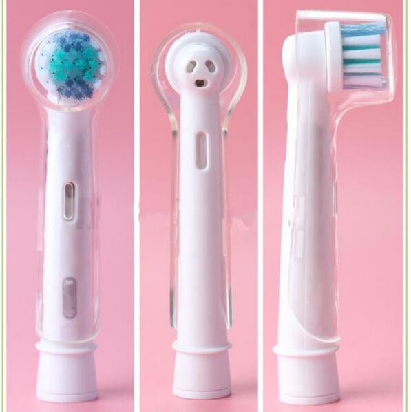 12 PCS Electric Toothbrush Heads Protective Transparent Cover - Toothbrushes by PMC TechLife | Online Shopping South Africa | PMC TechLife