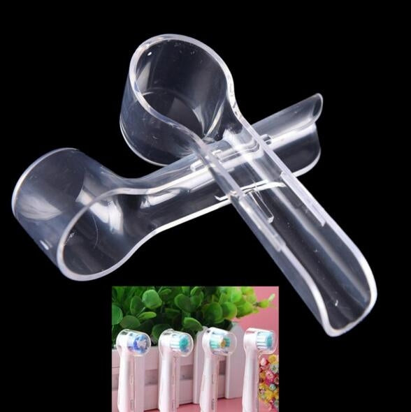12 PCS Electric Toothbrush Heads Protective Transparent Cover - Toothbrushes by PMC TechLife | Online Shopping South Africa | PMC TechLife