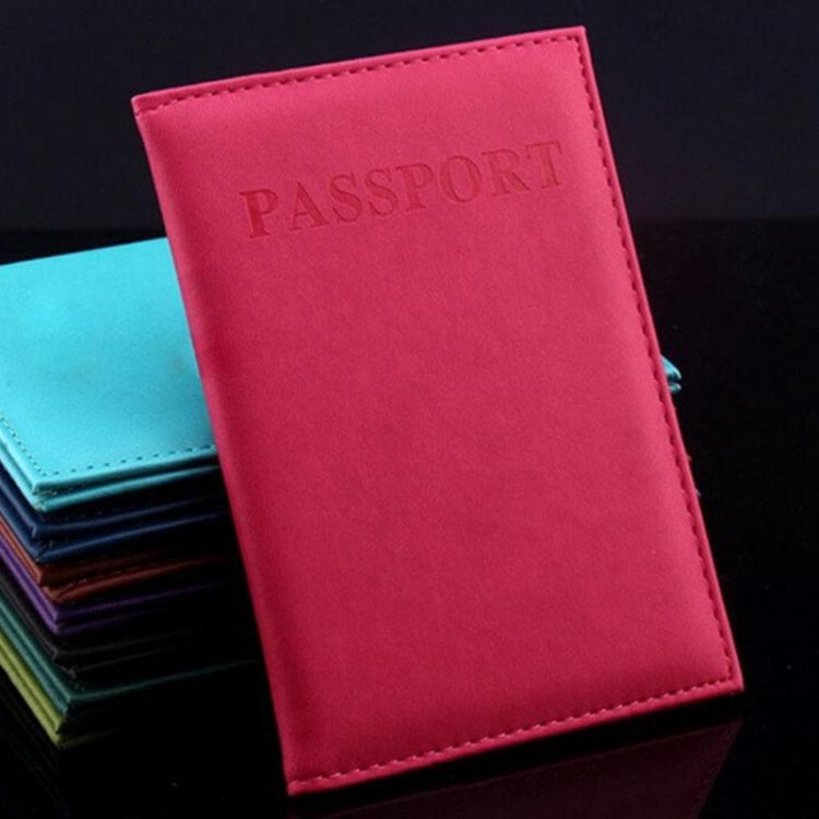 Artificial Leather Travel Passport Cover(black) - Card & Passport Bags by PMC Jewellery | Online Shopping South Africa | PMC Jewellery