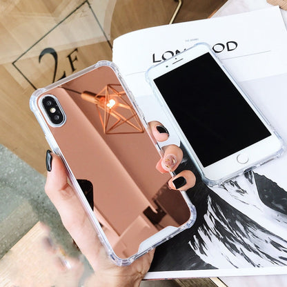 For iPhone XR Luxury Plating Mirror Acrylic TPU Case(Silver) - More iPhone Cases by PMC Jewellery | Online Shopping South Africa | PMC Jewellery