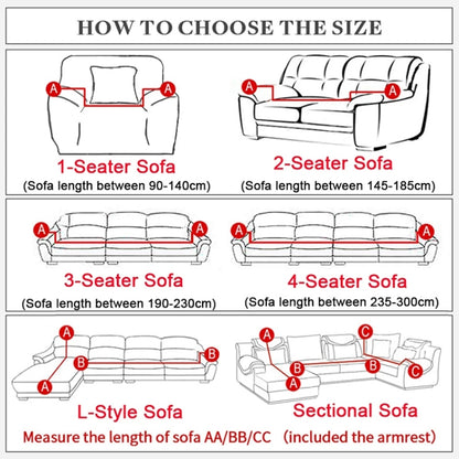 Sofa All-inclusive Universal Set Sofa Full Cover Add One Piece of  Pillow Case, Size:Single Seater(90-140cm)(Black) - Sofa Covers & Chair Covers by PMC Jewellery | Online Shopping South Africa | PMC Jewellery