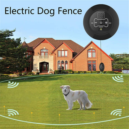 Electronic Fence Wireless Pet Training Device Bark Stop, Plug Type:UK Plug(With 1 Collar) - Training Aids by PMC Jewellery | Online Shopping South Africa | PMC Jewellery