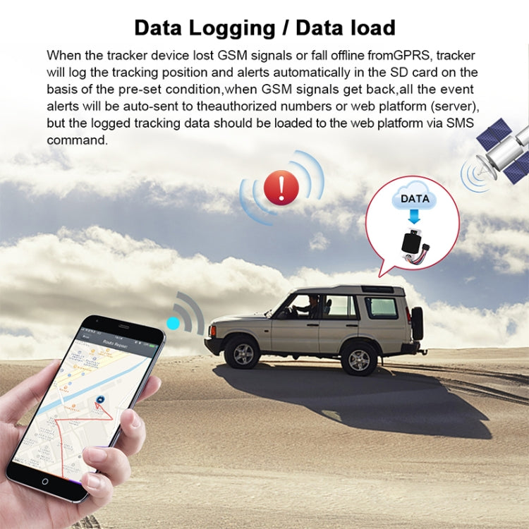TK303F Car Truck Vehicle Tracking GSM GPRS GPS Tracker without Remote Control - Car Tracker by PMC TechLife | Online Shopping South Africa | PMC TechLife