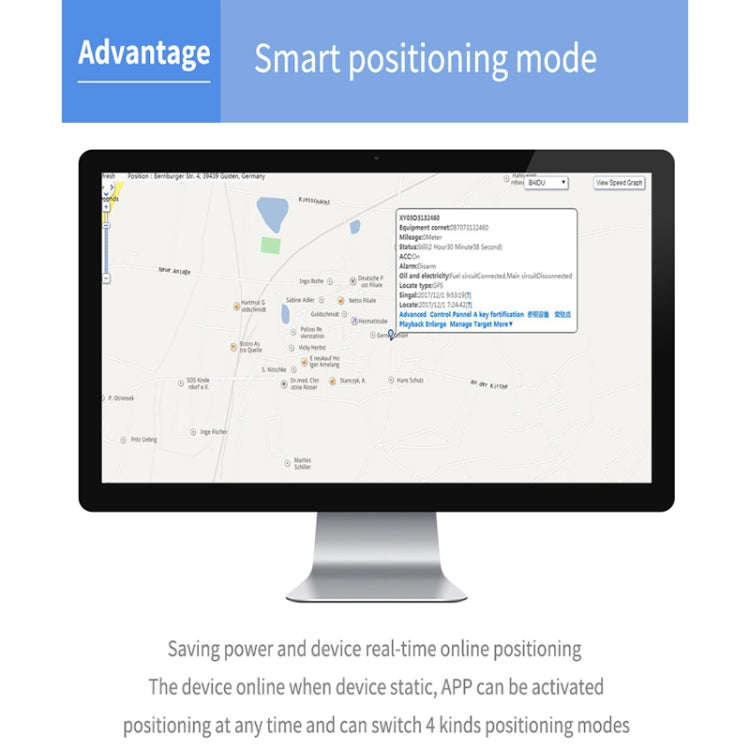 TK202B 2G Car Truck Vehicle Tracking GSM GPRS GPS Tracker Support AGPS, Battery Capacity: 5000MA - free shipping - PMC TechLife - Order now!