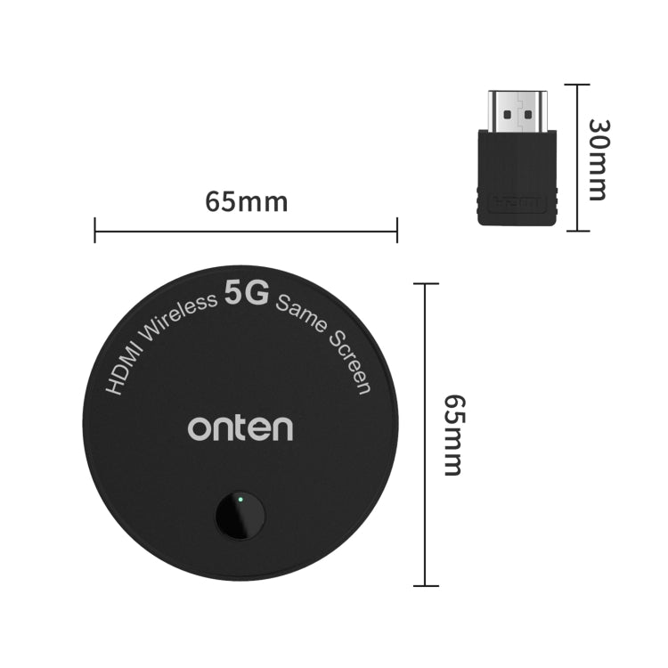 Onten 7576 Dual Frequency 1080P HD Wireless Homescreen - free shipping - PMC Jewellery - Order now!