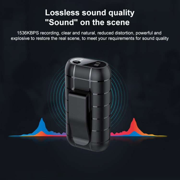 B800 Back Clip HD Sound Lossless Voice Recorder - Recording Pen by PMC TechLife | Online Shopping South Africa | PMC TechLife | Buy Now Pay Later Mobicred