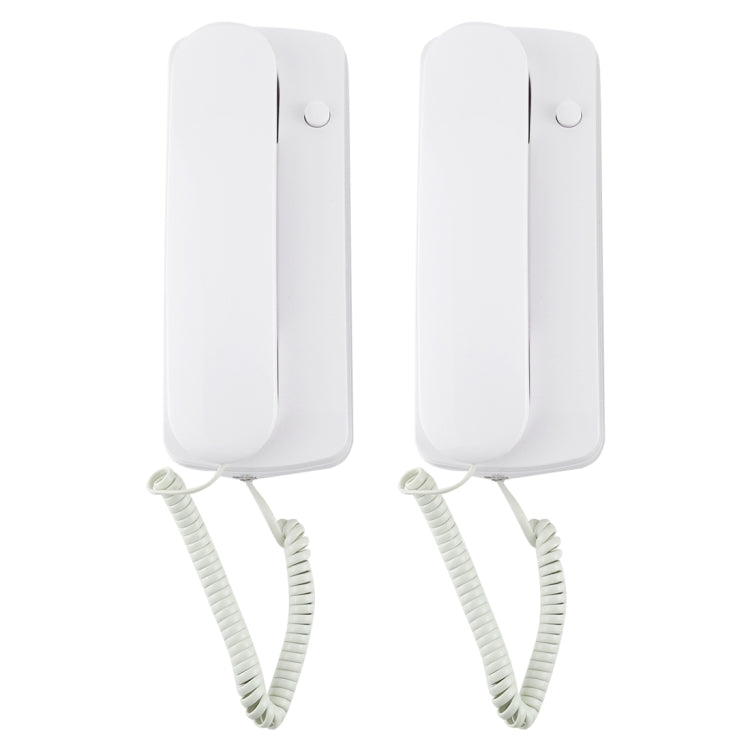 109DC Two-way High-definition Wired Intercom Doorphone (White) - Other Device by PMC TechLife | Online Shopping South Africa | PMC TechLife